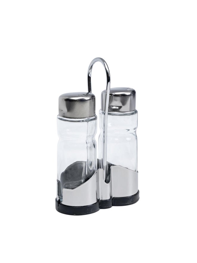 Cuisine Art 2-Piece Soda Lime Glass Salt Pepper Set, 40ml - Image 4